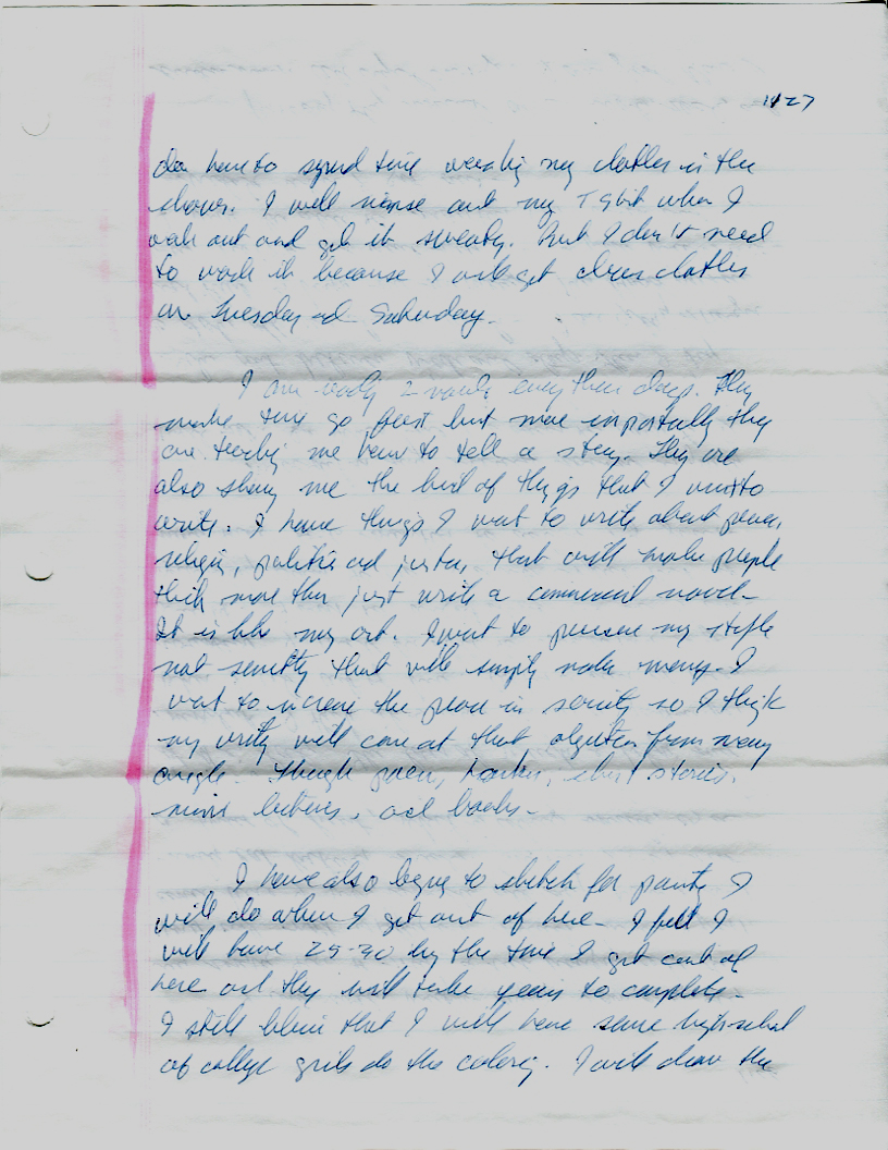 Dr John WorldPeace 2008 Prison Journal